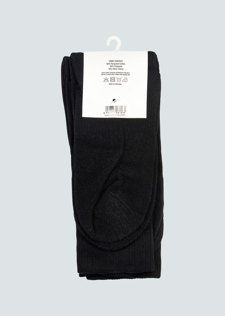 Boody Men's Cushioned Ankle Socks 6-11 Black – La Vida Vegan