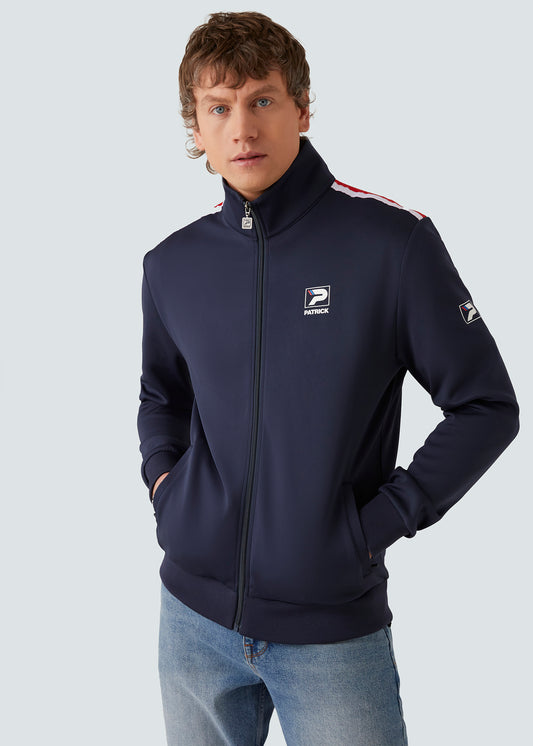 Patrick Sacha Track Top  - Navy - Front